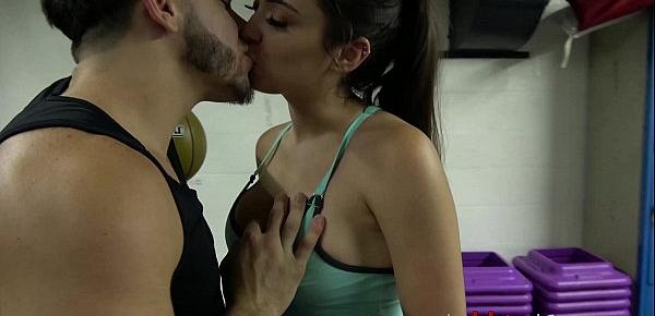  Watching My Hot Wife Fuck Our Trainer In The Gym